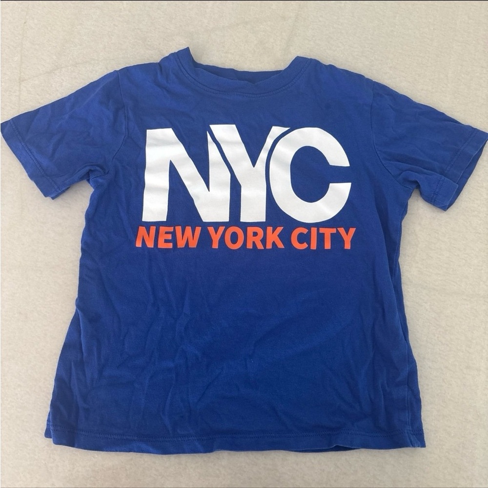 H&M Blue NYC Graphic Kids Tee